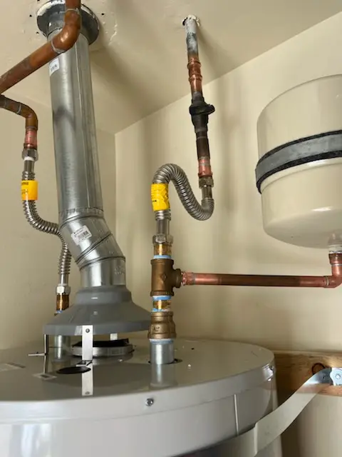 Water heater installation and plumbing repair in North Sea